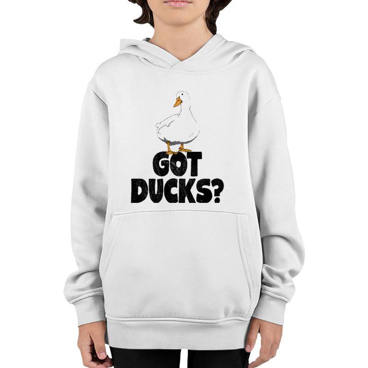 Got Ducks Funny Water Ducklings Gifts Youth Hoodie