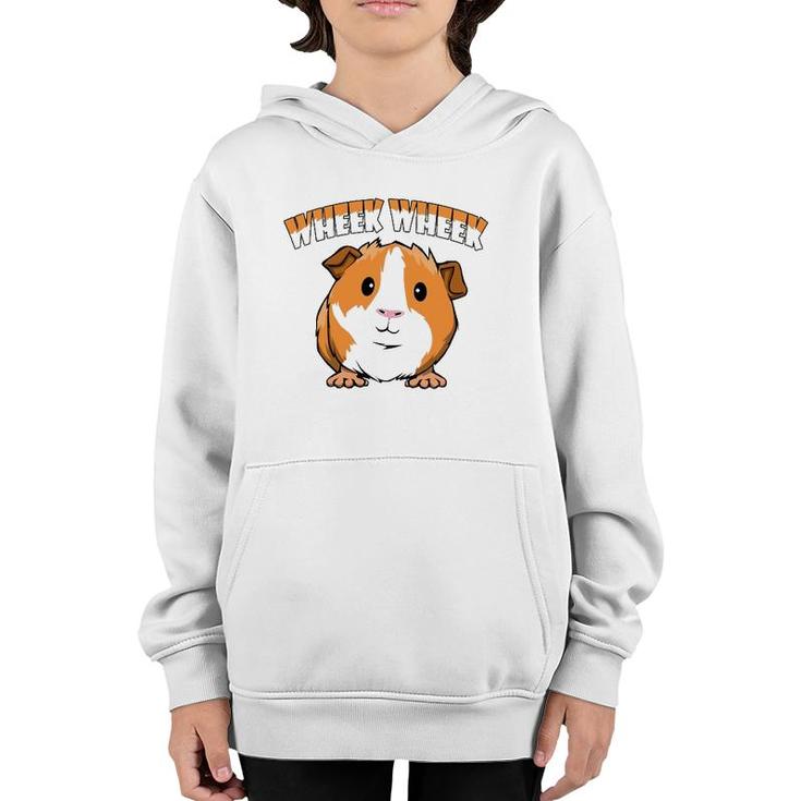 Guinea Pig Wheek Pigs Cavy Lover Guinea Pig Mom Youth Hoodie