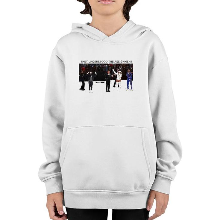 Halftime Show They Understood The Assignment Youth Hoodie