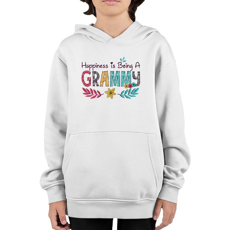 Happiness Is Being A Grammy Mother's Day Gift Grandma Youth Hoodie