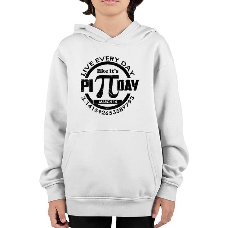 Happy Pi Day Funny 314 Math March 14 Youth Hoodie