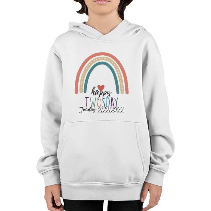 Happy Twosday 2022 February 2Nd 2022 - 2-22-22 Ver2 Youth Hoodie