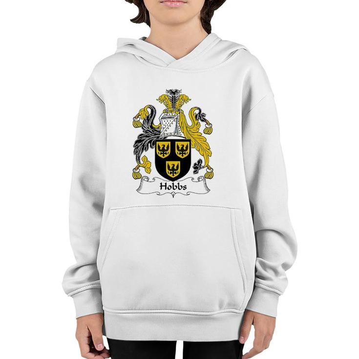 Hobbs Coat Of Arms - Family Crest Youth Hoodie