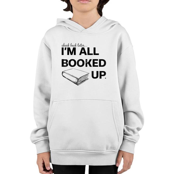 I'm All Booked Up Vintage Youth Hoodie
