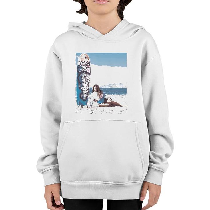 June Jambalaya Surfboard Beach Gift Youth Hoodie