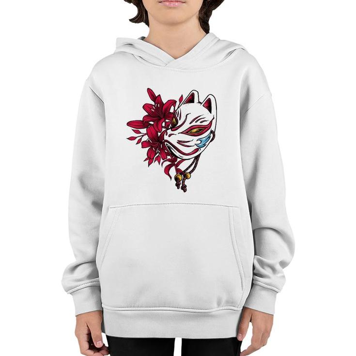 Kitsune The Japanese Nine Tailed Fox Youth Hoodie | Mazezy AU