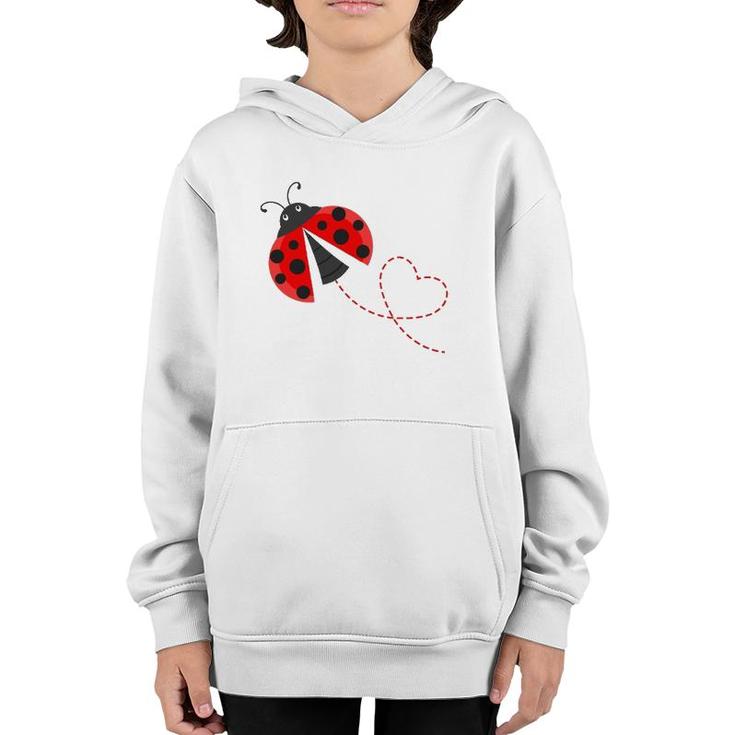 Ladybeetle Ladybugs Nature Lover Insect Fans Entomophile Youth Hoodie