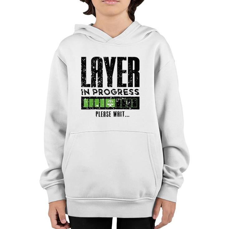 Law Student Lawyer In Progress Attorney Graduation  Youth Hoodie