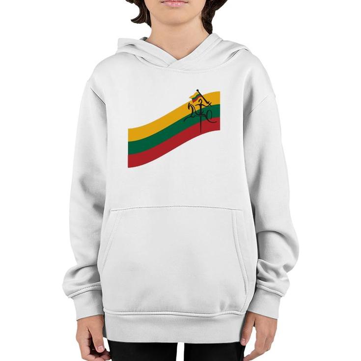 Lithuanian Banner Vytis - Lithuania Strong Youth Hoodie