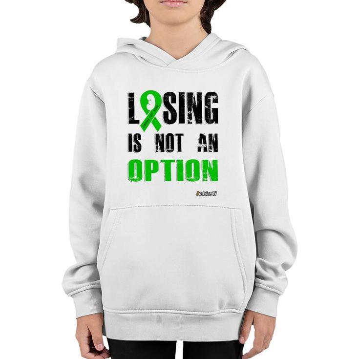 Losing Is Not An Option - Empower Fight Inspire Youth Hoodie