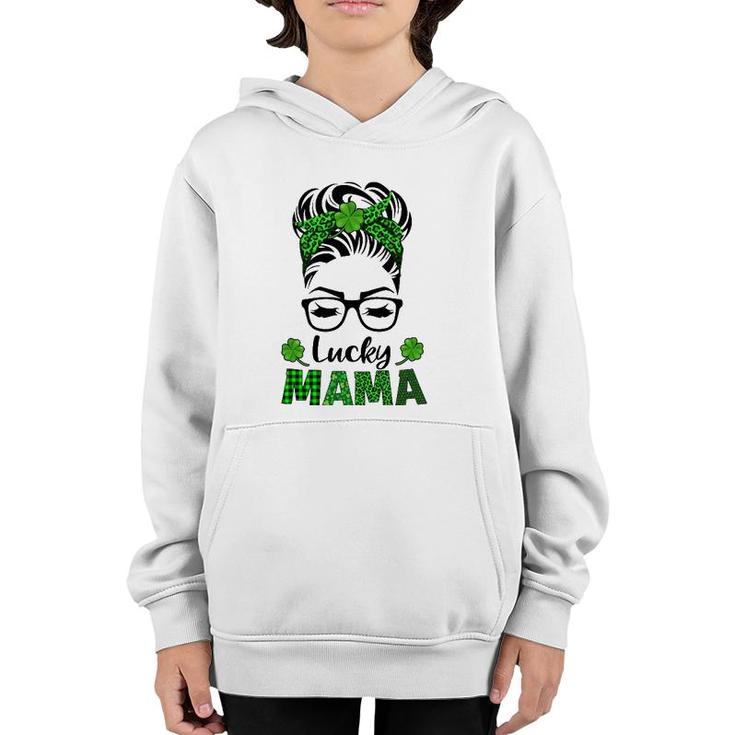 Lucky Mama Happy St Patrick's Day Youth Hoodie