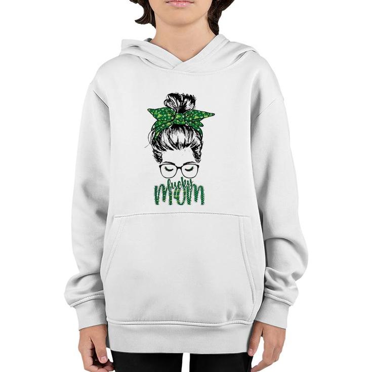 Lucky Mama St Patricks Day Youth Hoodie