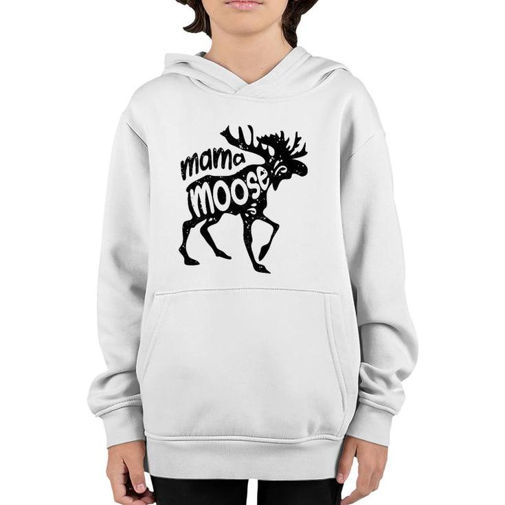 Mama Moose Women Mothers Day Family Matching Youth Hoodie