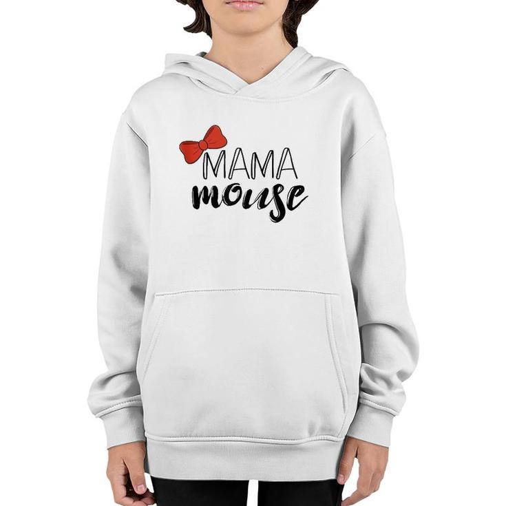Mama Mouse , Family Vacation Mouse Matching Youth Hoodie