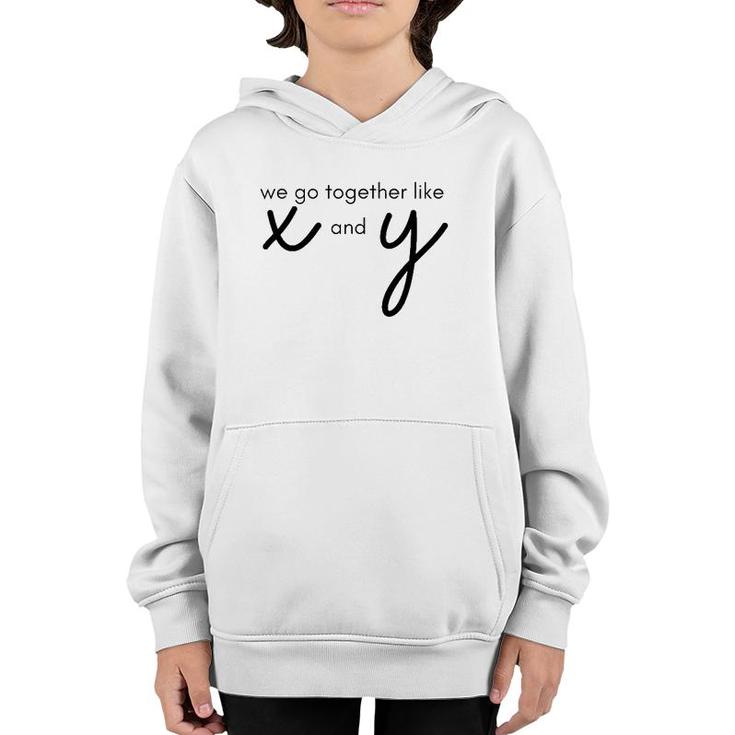 Math Teacher Coordinate Point X And Y Youth Hoodie