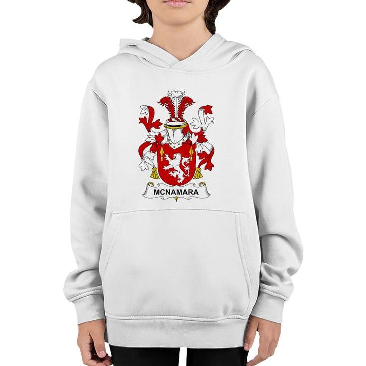 Mcnamara Coat Of Arms - Family Crest Youth Hoodie