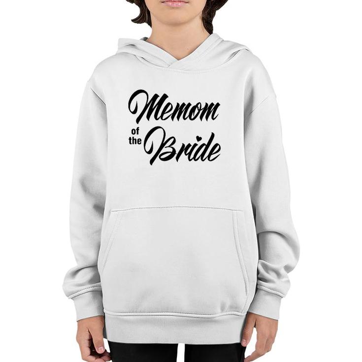 Memom Of Bride Wedding Party Matching Bridal Party White  Youth Hoodie