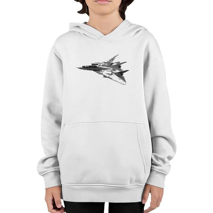 Military's Jet Fighters Aircraft Plane F14 Tomcat Youth Hoodie