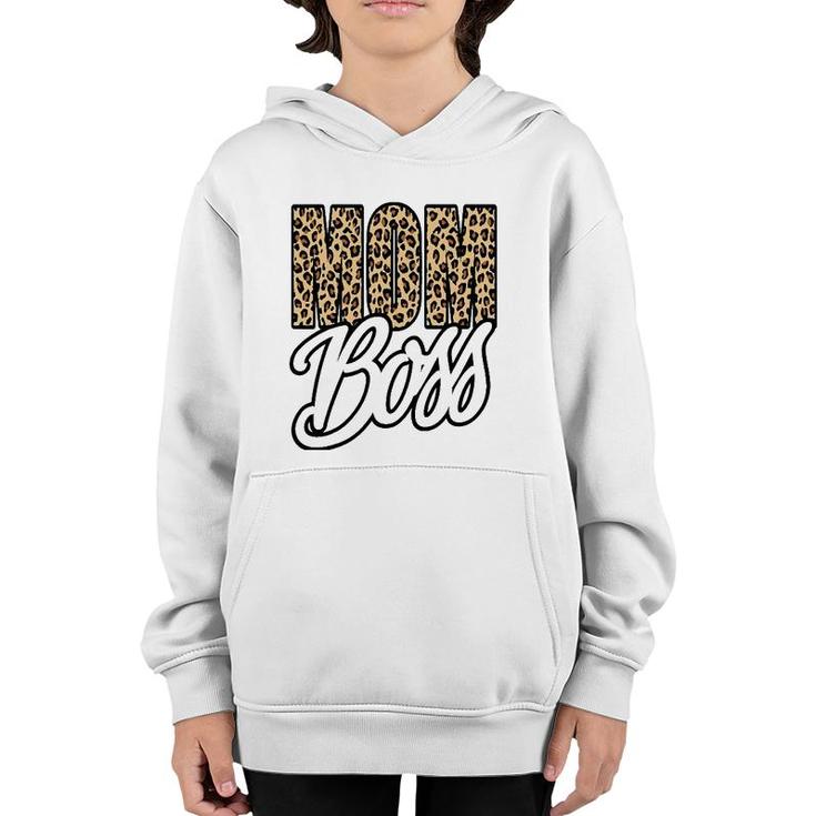 Mom Boss Mother's Day Gift Youth Hoodie