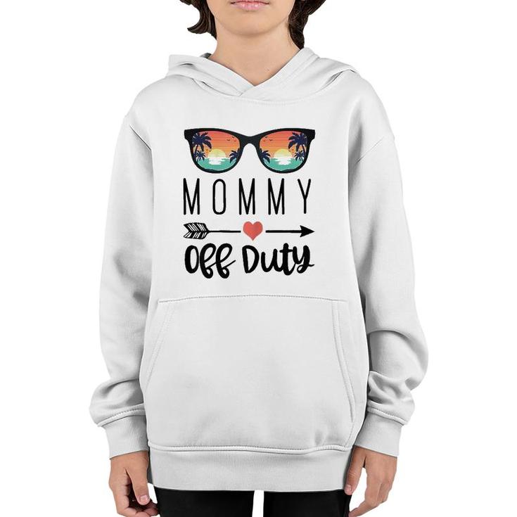 Mother Gift Sunglass Design Mommy Off Duty Youth Hoodie