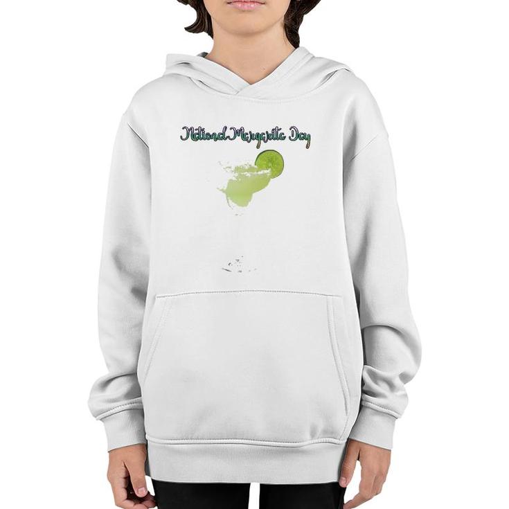 National Margarita Day Cocktail Lover Gift Youth Hoodie