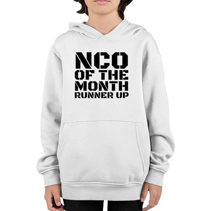 Nco Of The Month Runner Up  World's Okayest Nco Gifts Youth Hoodie