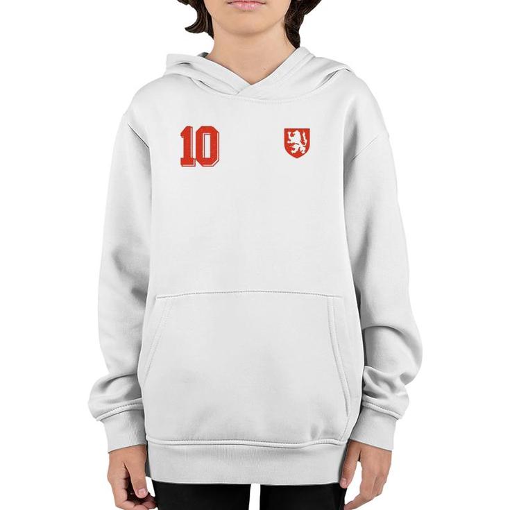 Netherlands Or Holland Design In Football Soccer Style Youth Hoodie
