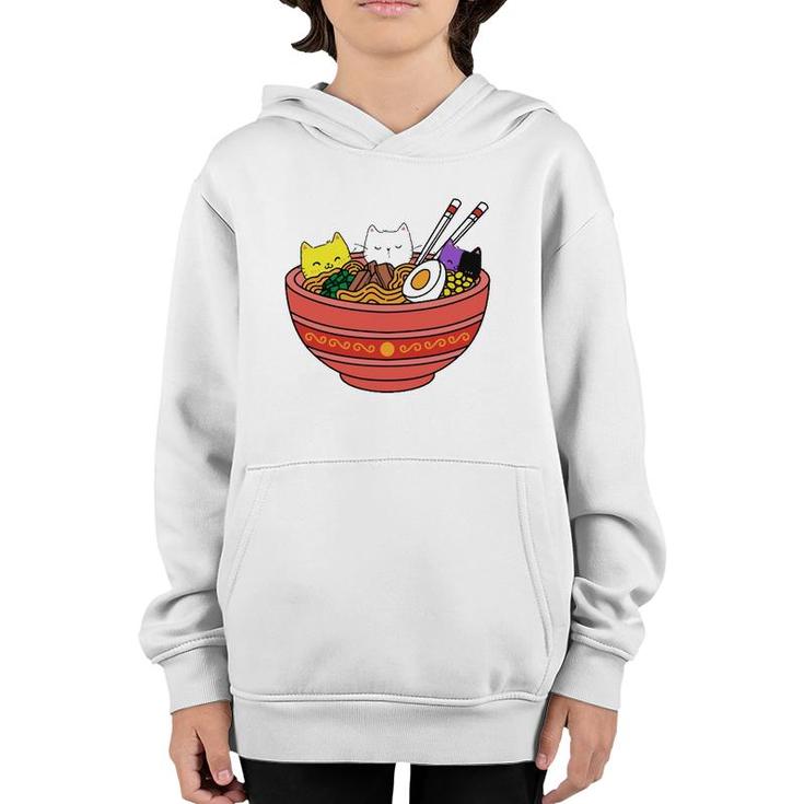 Nonbinary Cats Non-Binary Pride  Youth Hoodie