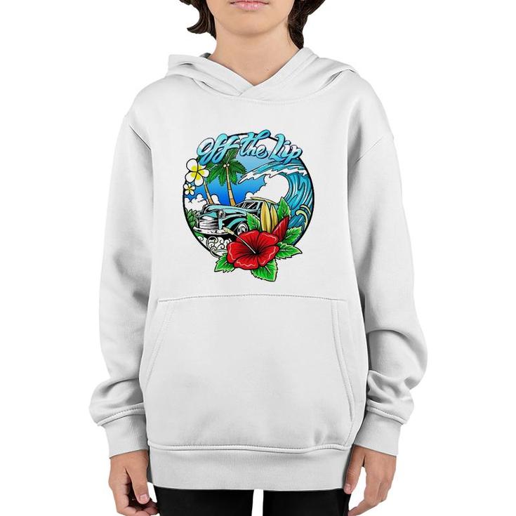 Off The Lip Surf Wagon Youth Hoodie