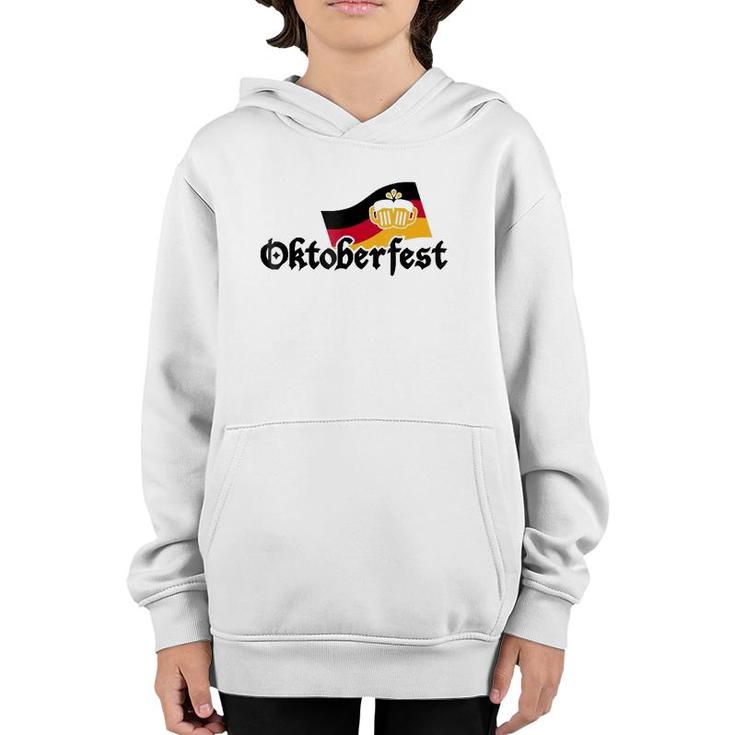 Oktoberfest Germany Flag Vintage Youth Hoodie