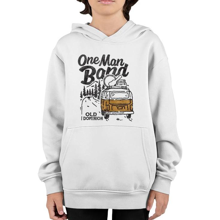 One Man Band  Youth Hoodie