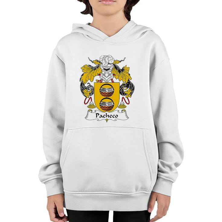 Pacheco Coat Of Arms Family Crest Youth Hoodie