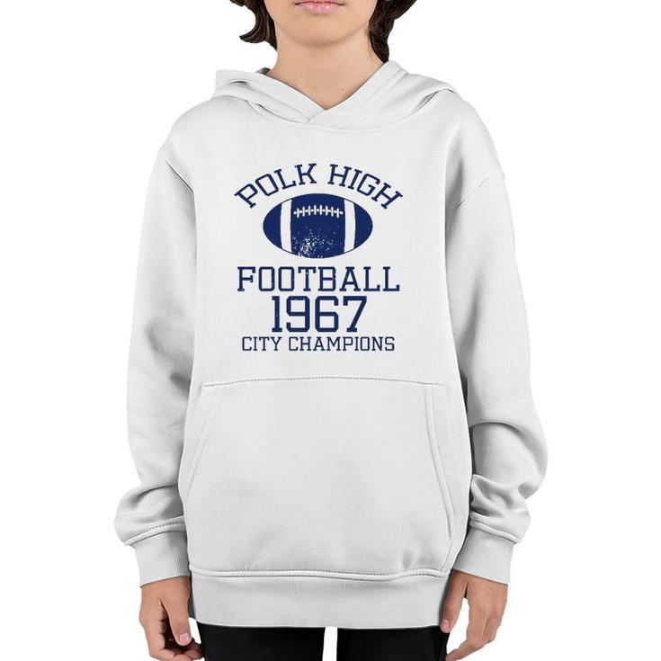 Polk High 33 Football Jersey 90S 80S Pullover Youth Hoodie