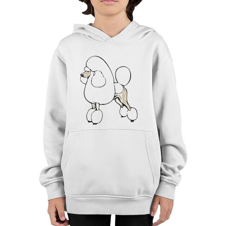 Poodle Dog Breed Gift For Animal Dogs Fan Lover Youth Hoodie