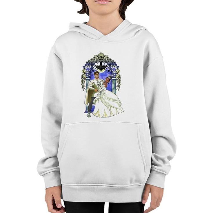 Princess And The Frog Tiana Naveen Arch Youth Hoodie