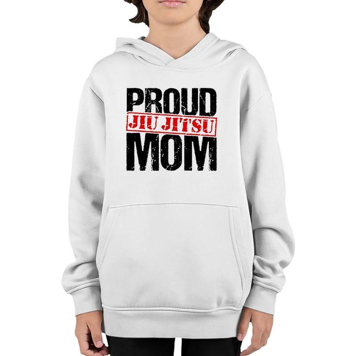 Proud Jiu Jitsu Mom  Youth Hoodie