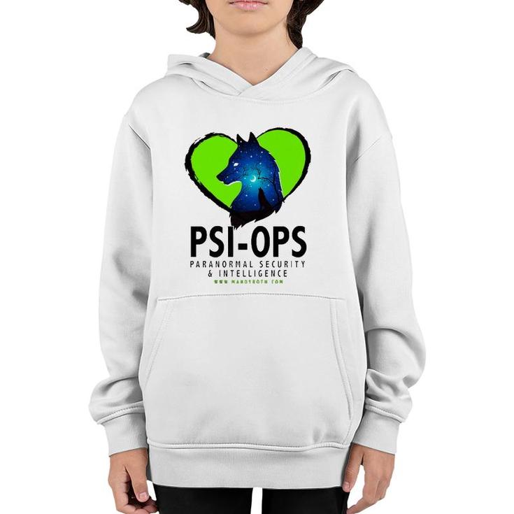 Psi Ops Paranormal Security And Intelligence Youth Hoodie