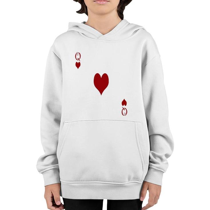 Queen Of Hearts- Easy Costumes For Women Youth Hoodie