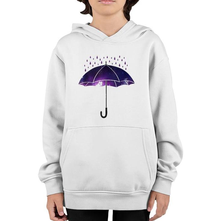 Rain Purple  Youth Hoodie