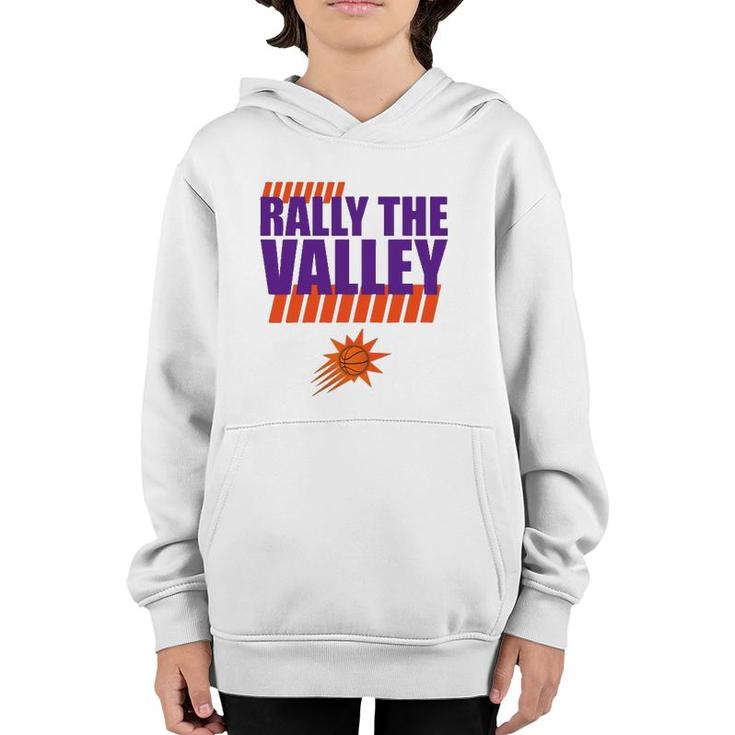 Rally In The Phx Valley Phx Az Basketball Youth Hoodie