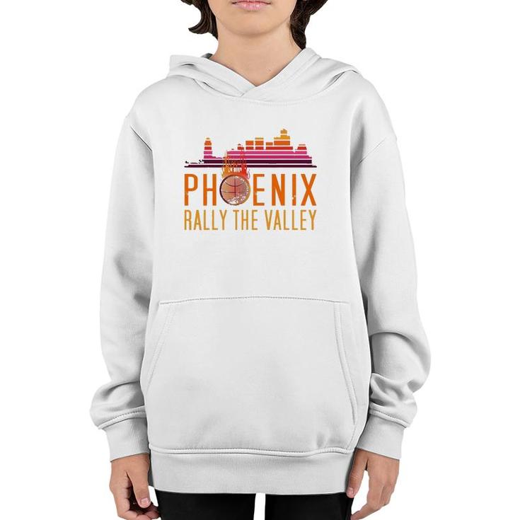 Rally In Valley Phoenix Basketball Phoenix Rally In Valley Youth Hoodie