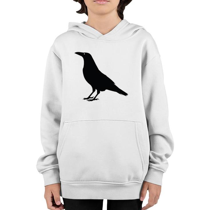 Raven Crow Bird Halloween Gift Youth Hoodie