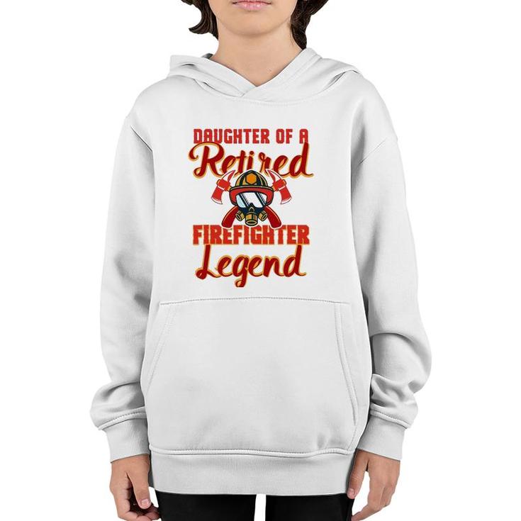 Retired Firefighter Daughter Product Fireman Gift Party Tee Youth Hoodie