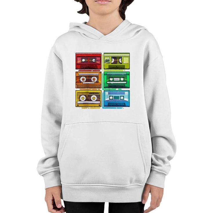 Retro Lgbt Audio Cassette Music Tape 80S 90S Collector  Youth Hoodie