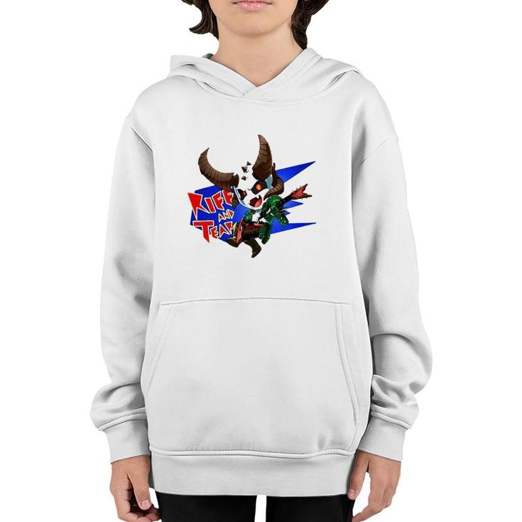 Riff And Tear Marauder Style Youth Hoodie