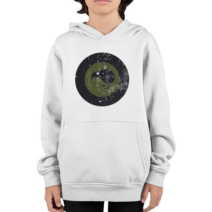 Rnzaf Roundel Subdued Distressed Gift Youth Hoodie