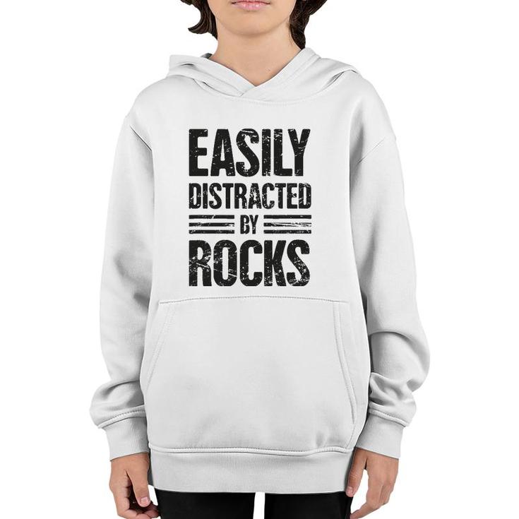 Rock Collector Geology & Mineral Rockhounding Rockhound Youth Hoodie