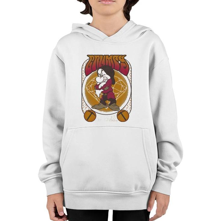 Snow White & The Seven Dwarfs Grumpy Seventies Poster Youth Hoodie