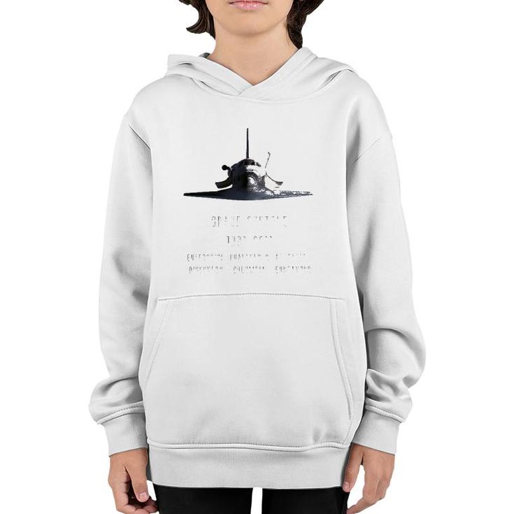 Space Shuttle 10Th Anniversary Last Flight 1981 2011 Ver2 Youth Hoodie