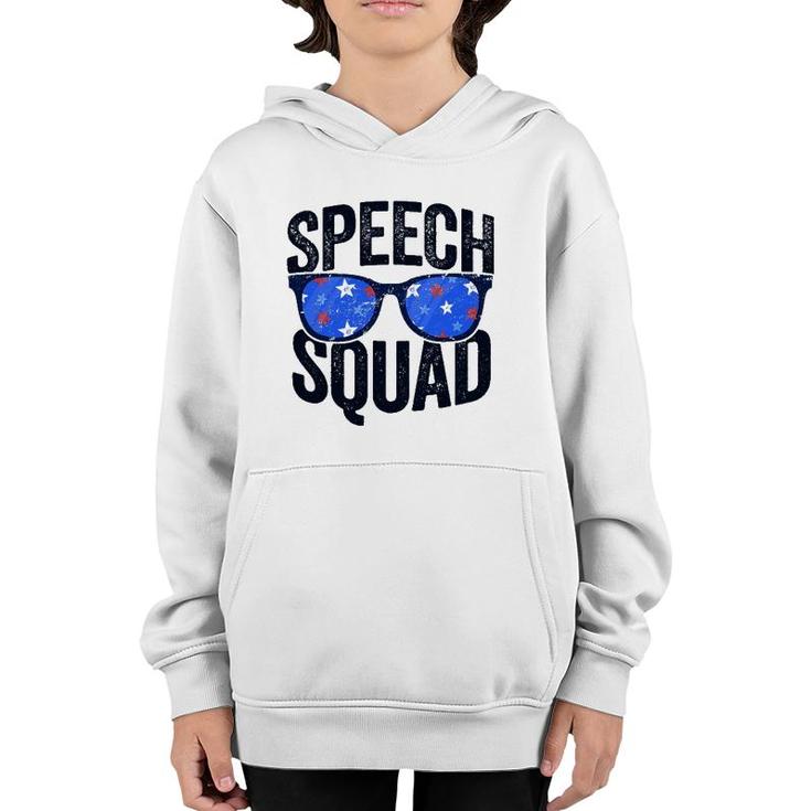 Speech Squad Funny Language Pathologist Teacher Youth Hoodie